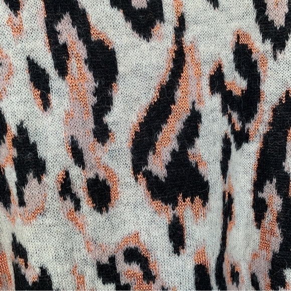 Derek Lam 10 Crosby Alpaca Wool Blend Leopard Print Sweater Size XS - Picture 6 of 6